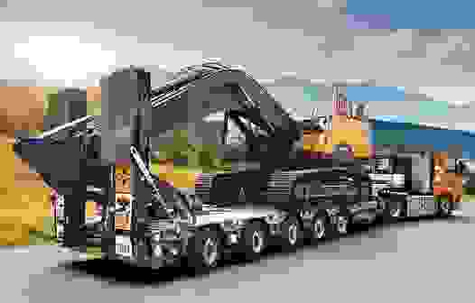 Негабаритная перевозка с учетом высоты в Осинниках